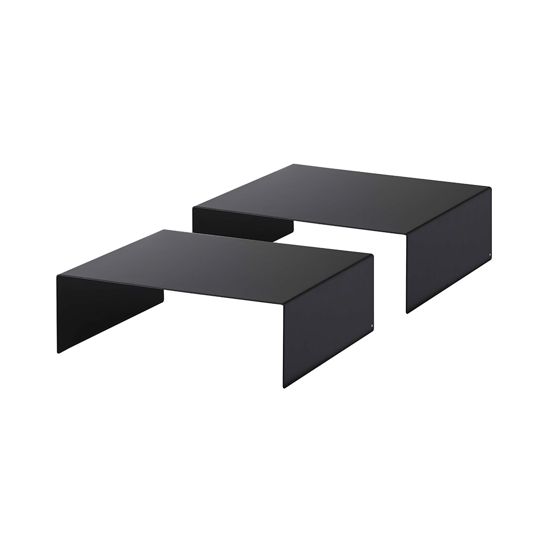 収納ボックス下ラック タワー 2個組 ホワイト