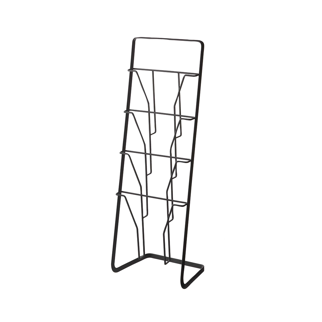 マガジンスタンド タワー 4段 ホワイト