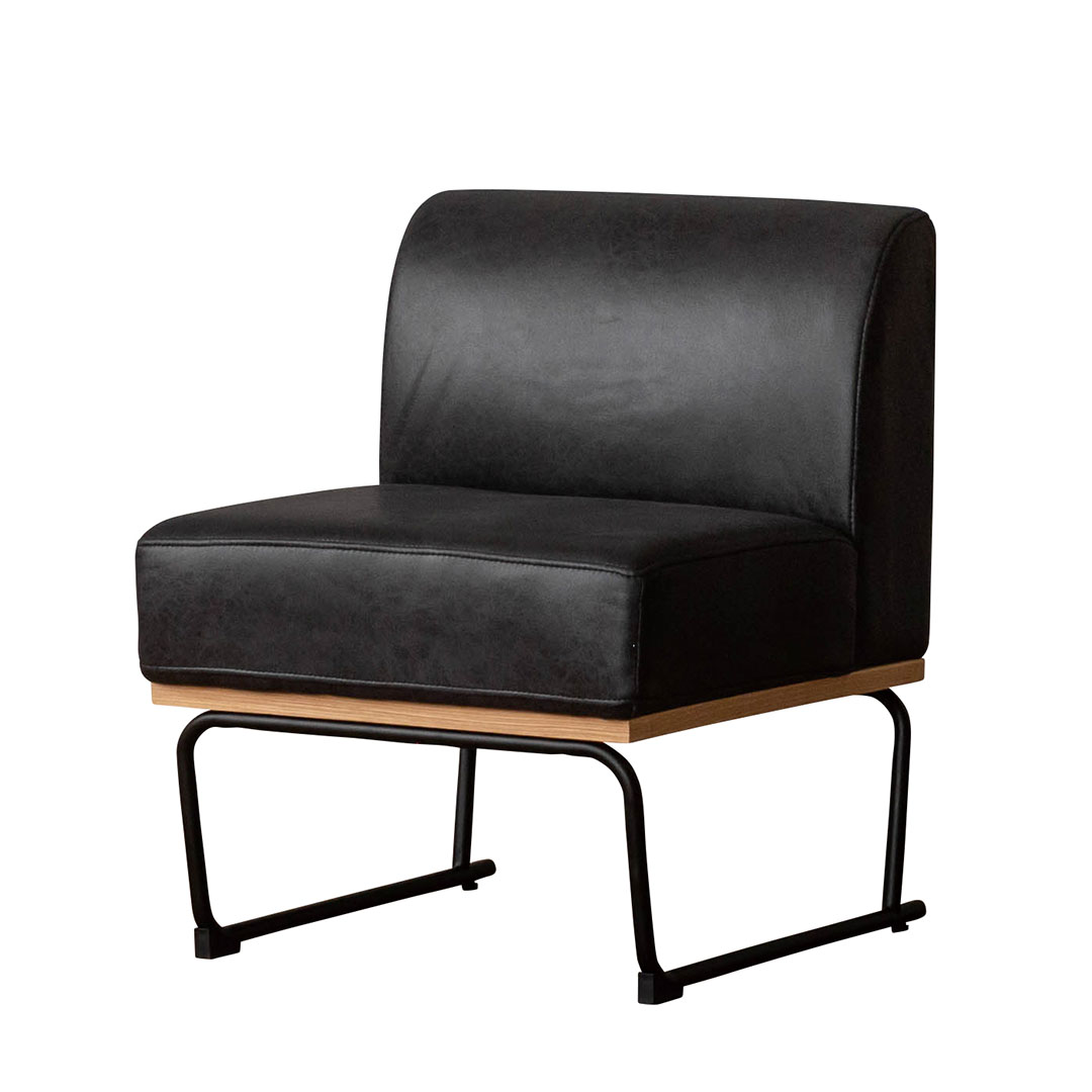 1P肘無 ダントンⅡ LT03チャコールブラック