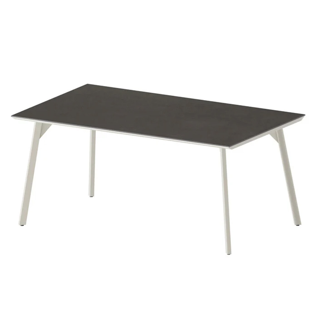 レグル ダイニングテーブル スリムライン脚 ホワイト(W135) Aザハストーン