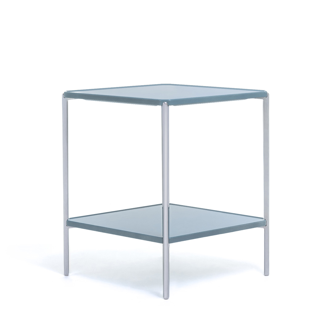 Tambour Concrete 菱形2段（脚カラー：ポリッシュ） ホワイト