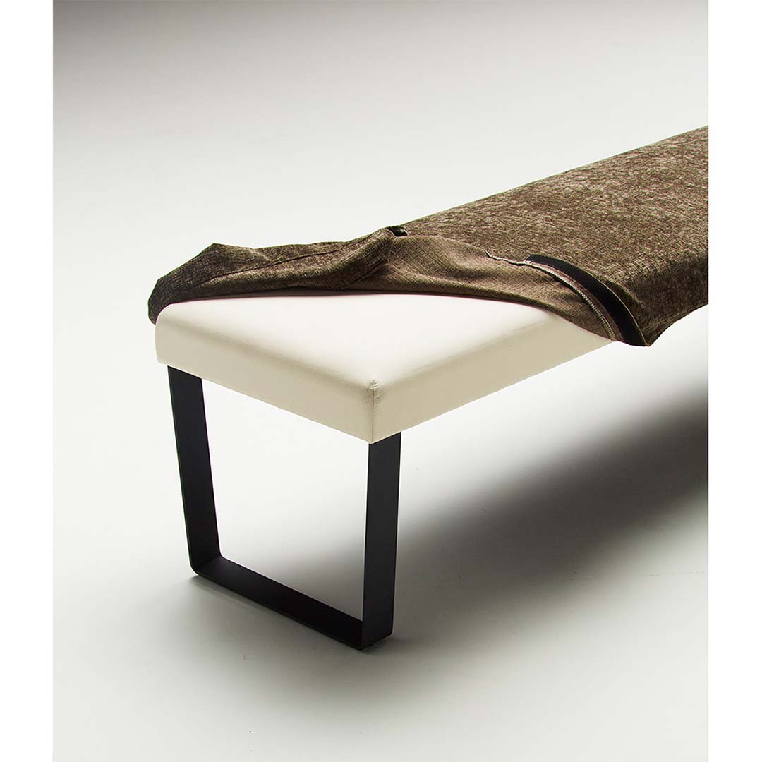 MD101BC ベンチ W160（脚カラー：ブラック） LMS-6（ブラウン）