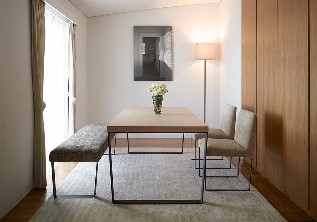 105N テーブル W150（脚カラー：ブラック） D-4（アンバーブラック）