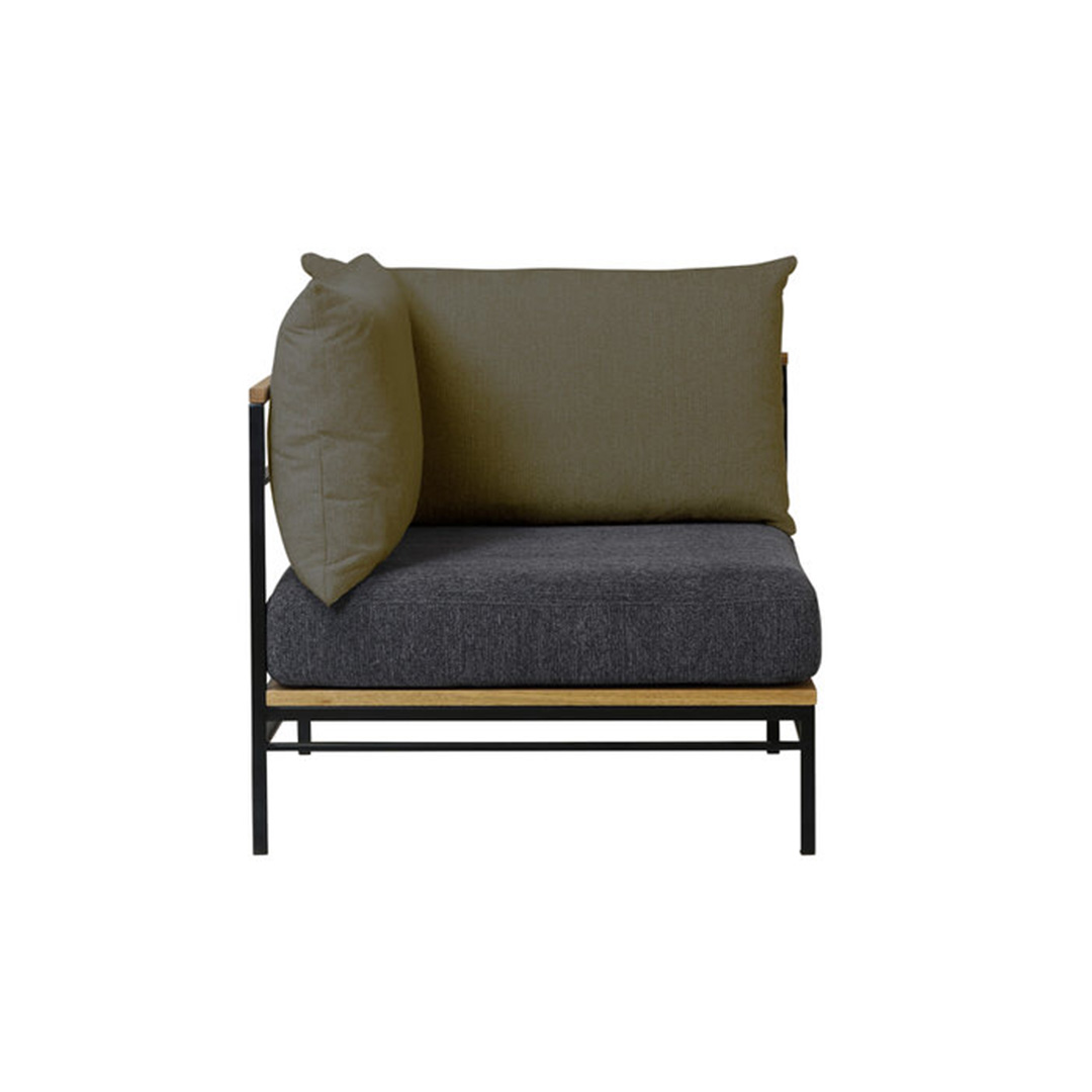 Karla sofa corner ダークグレー_ベージュ