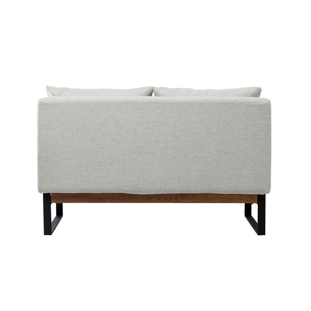 Tron living dining sofa 2seater グレー