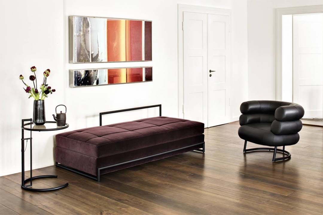 BIBENDUM（脚カラー：ブラック粉末塗装） レザー ブラック