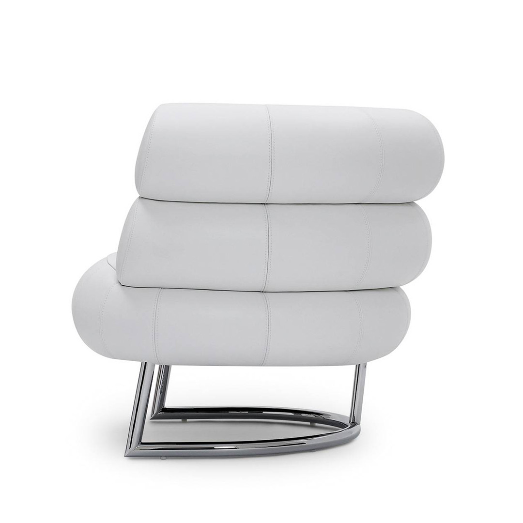 BIBENDUM（脚カラー：クローム仕上） レザー ホワイト