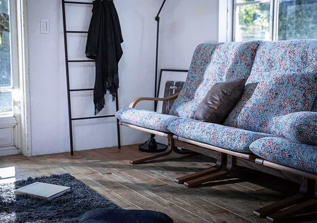 Agio 右肘1Pソファ(脚カラー:ウォールナット) CPLG