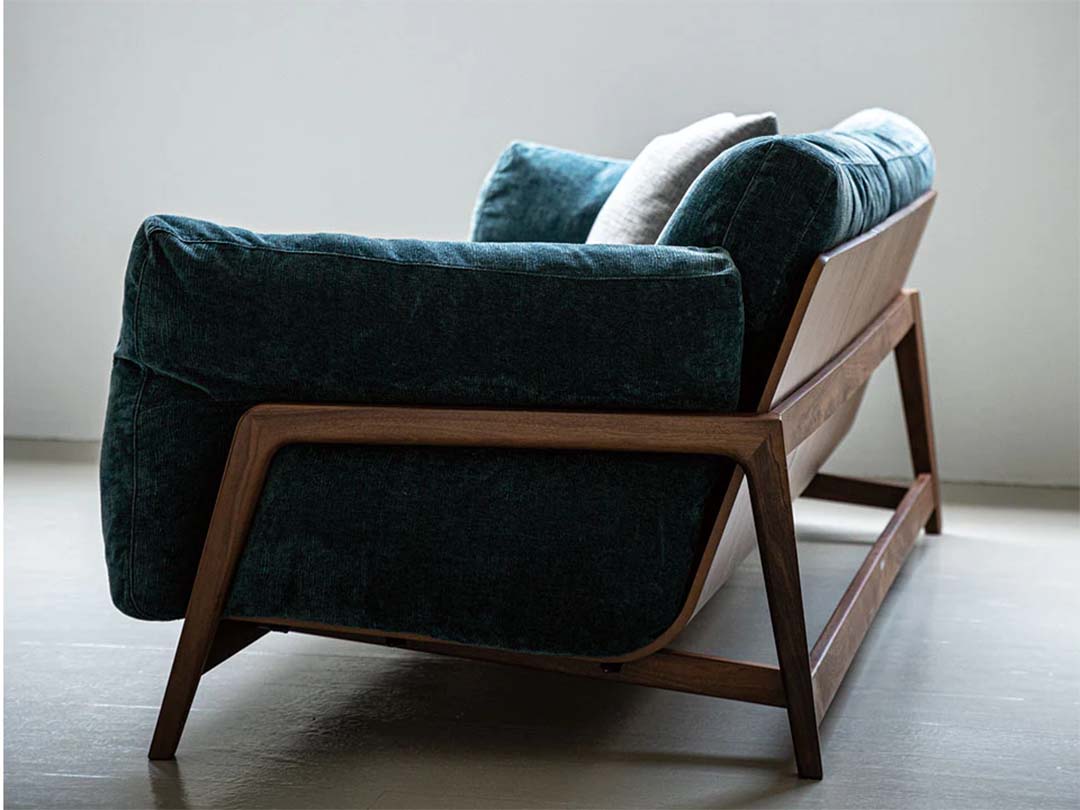 Nagi ワイド2Pソファ（脚カラー：ウォールナット） MC45