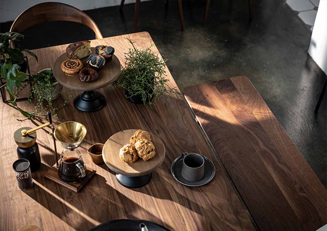 Nagi ダイニングテーブル W1650 ウォールナット