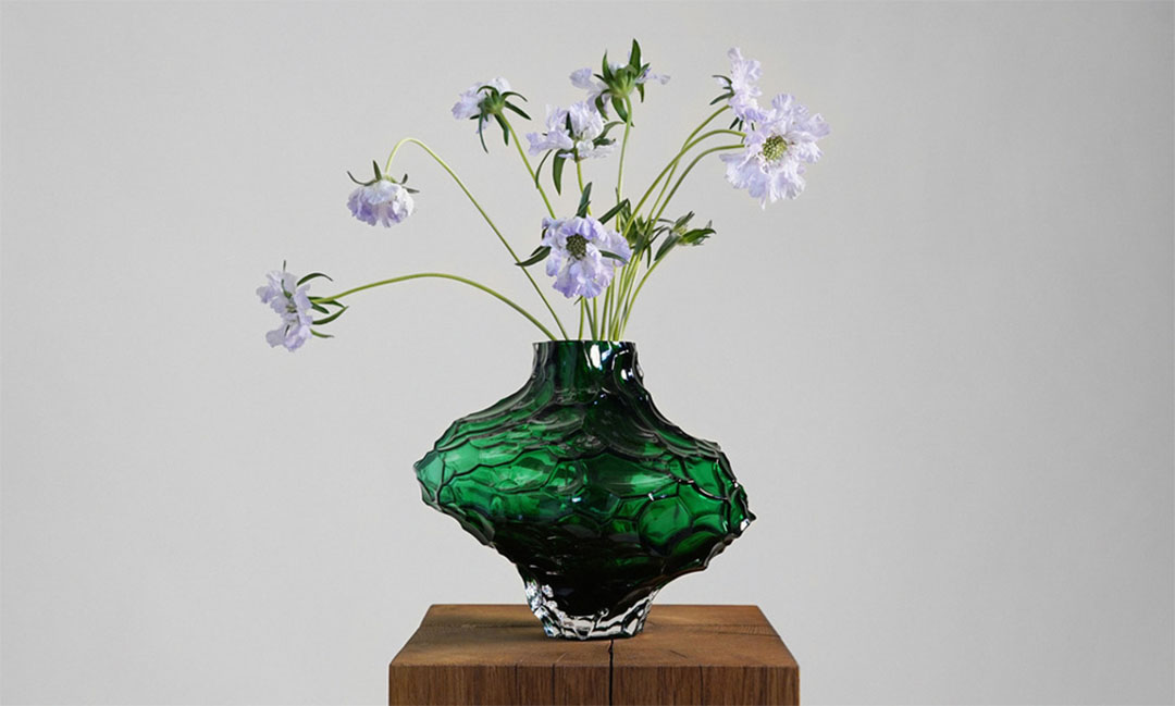 Canyon Vase Large Green