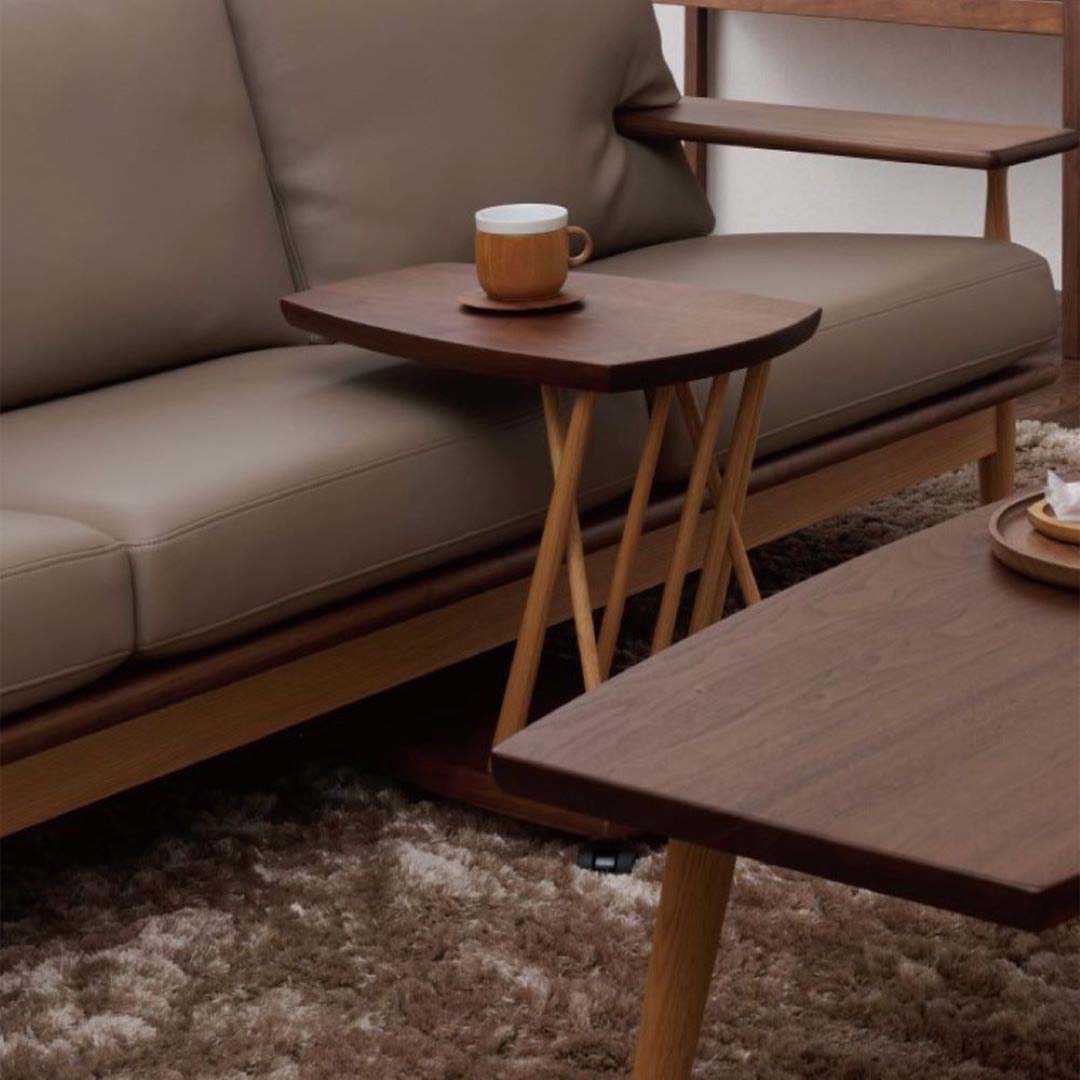 プチテーブル ウォールナットWP/オークNP