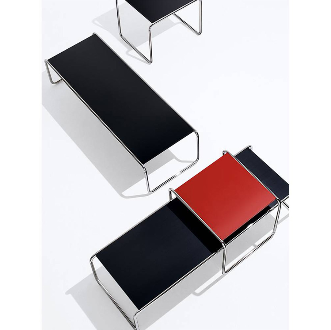 LACCIO TABLE ローテーブル レクタングラー ラミネートブラック