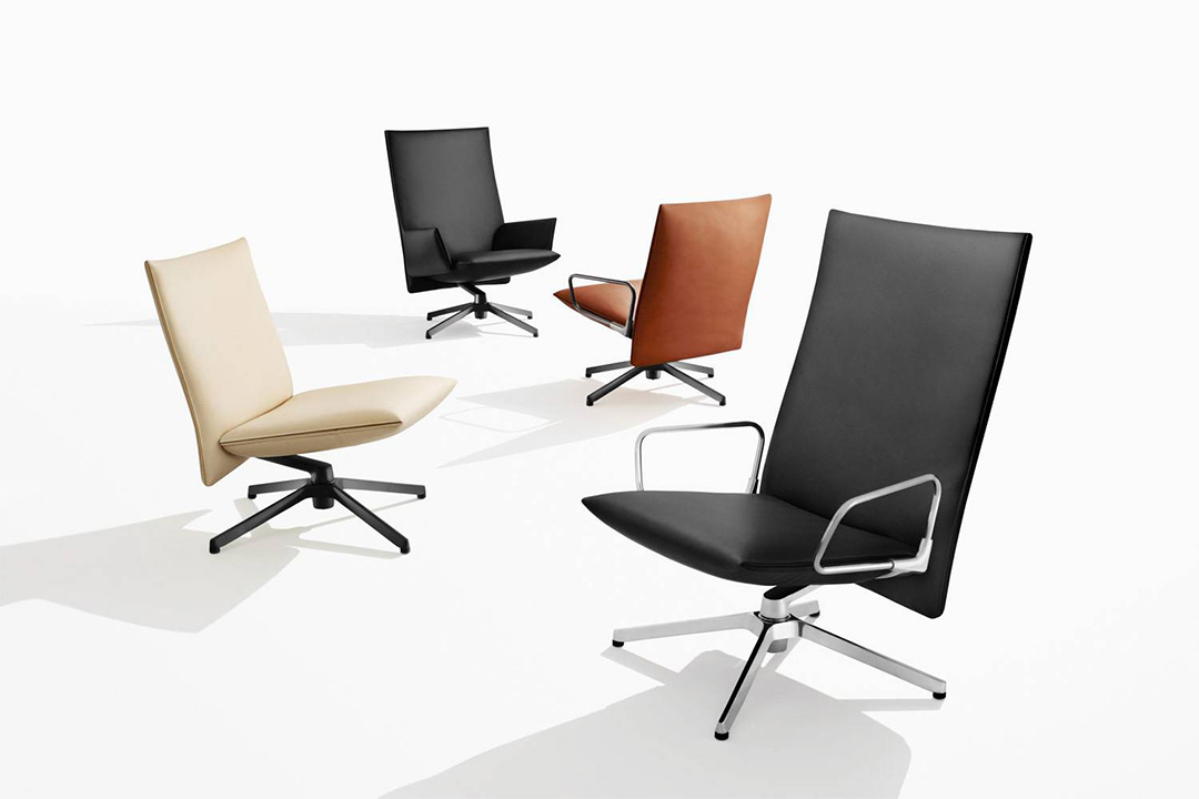 PILOT CHAIR ハイバック（脚カラー：チャコール） ヴァロ_785