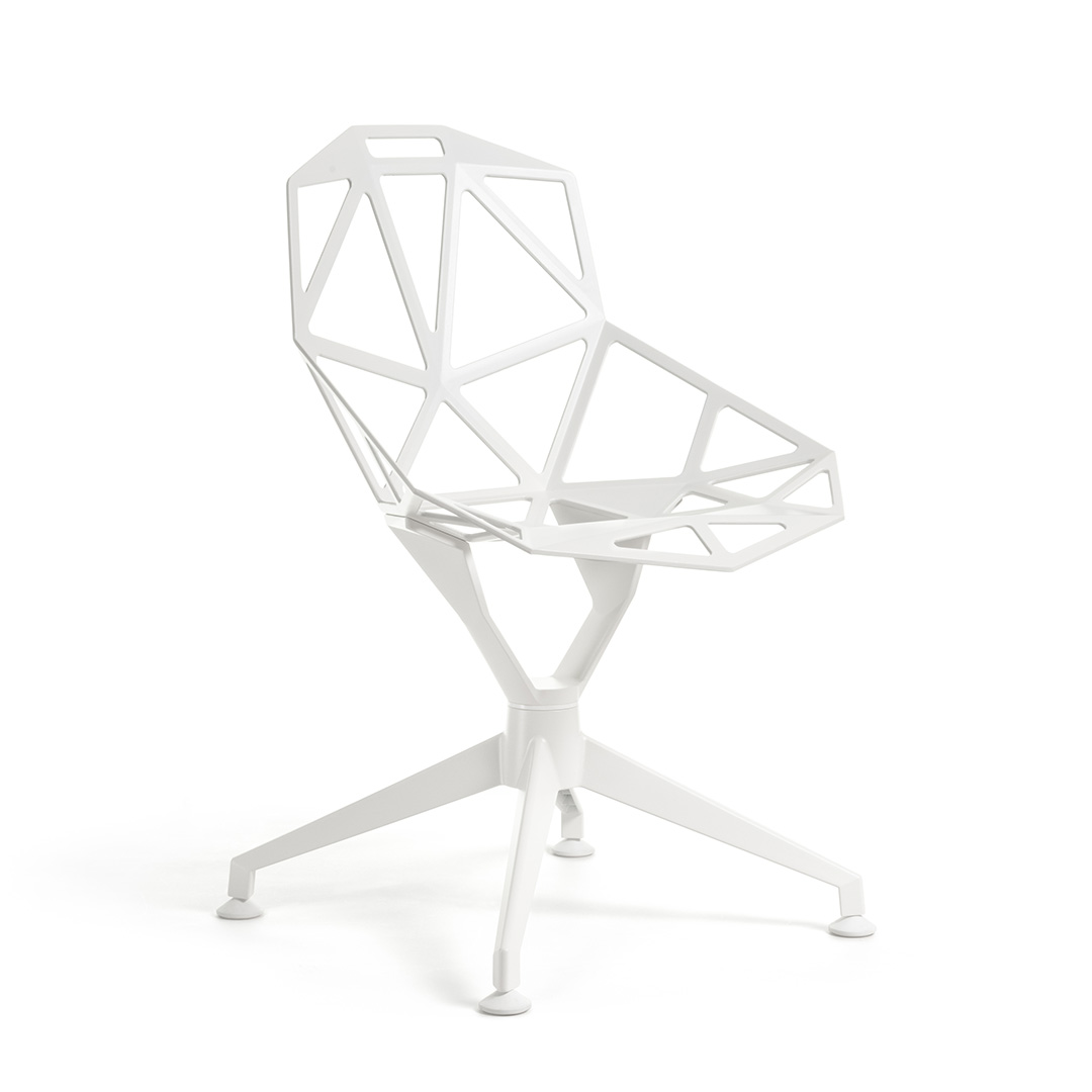 Chair_One 4star 固定 ホワイト