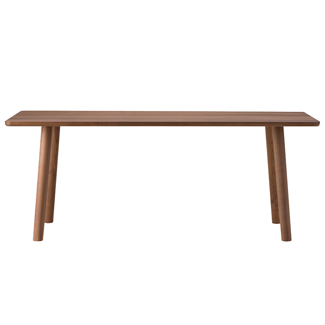 HIROSHIMAダイニングテーブル180 ウォルナット C-0ナチュラルクリア