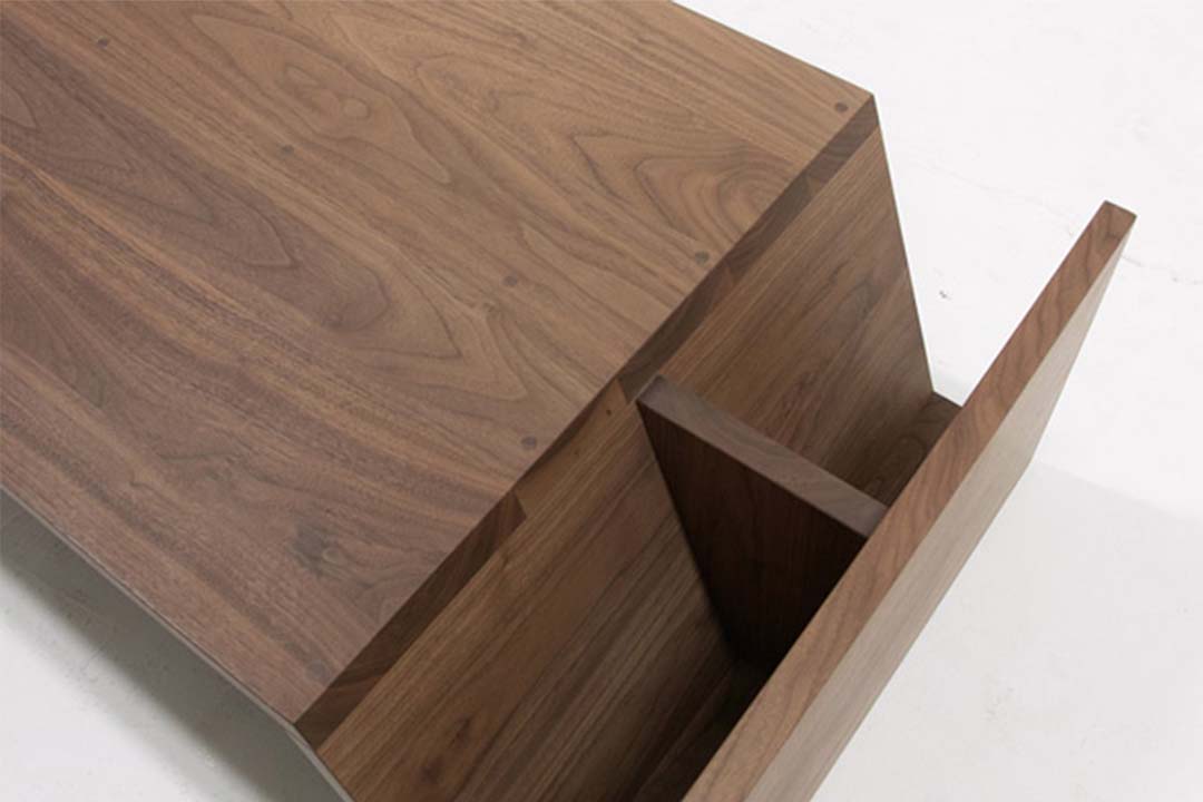 モアレス マガジンテーブル ブラックチェリー