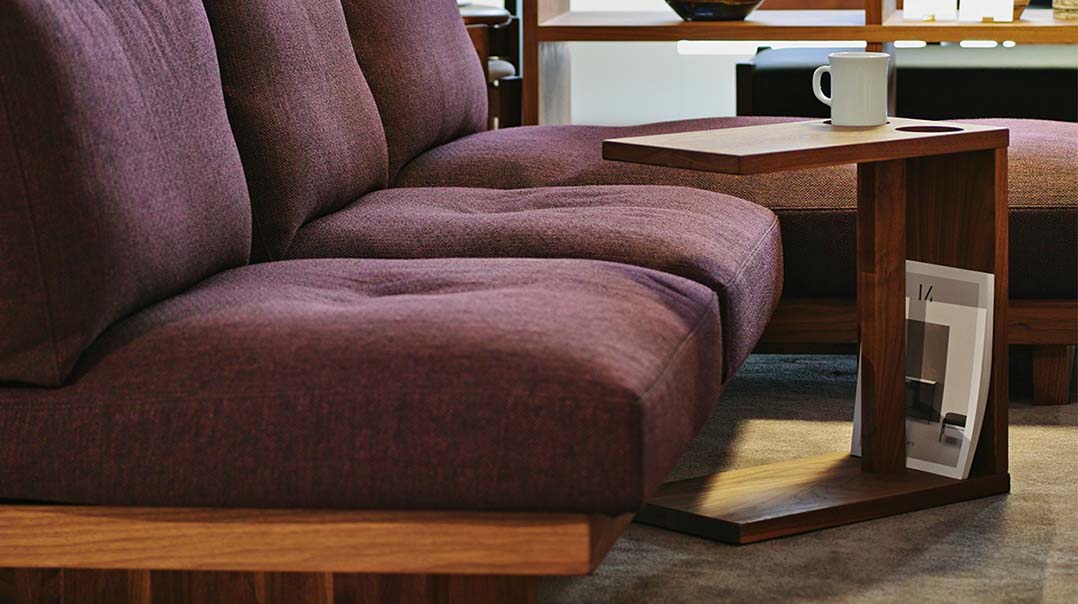 エルヴィス サイドテーブル H40 ウォールナット