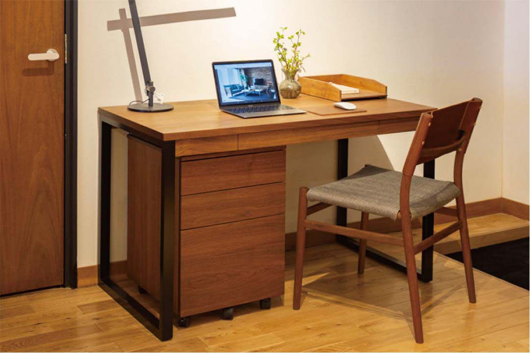 ウィン デスク W120 ウォールナット