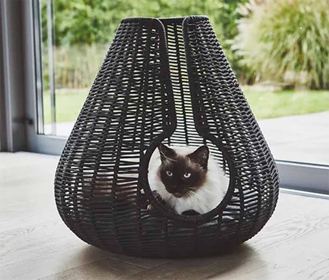 Perla Cat Cave (Basket) Natural