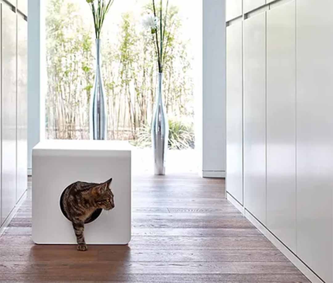 Sito Cat Litter Box White