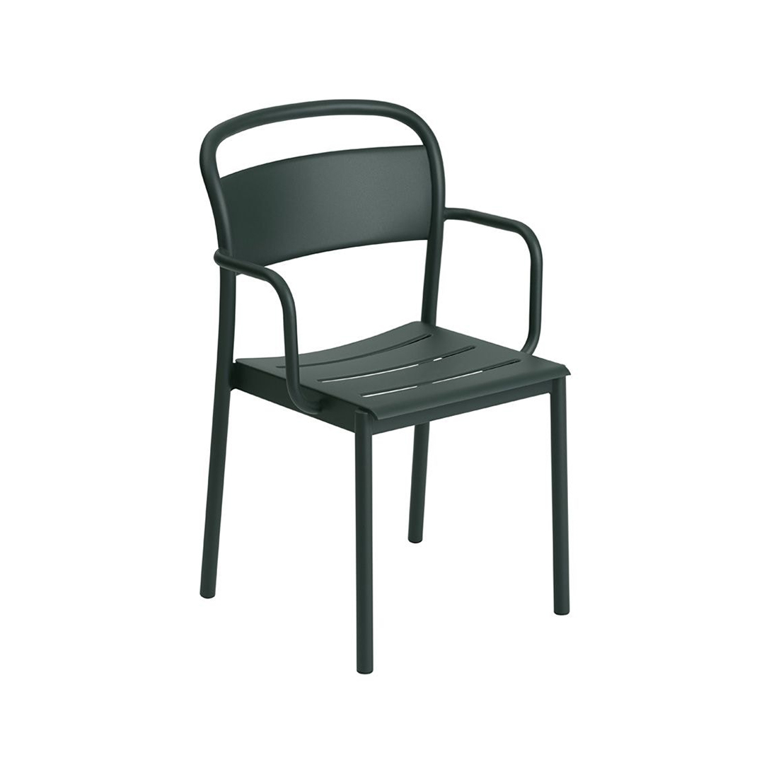 LINEAR STEEL ARM CHAIR バーントオレンジ
