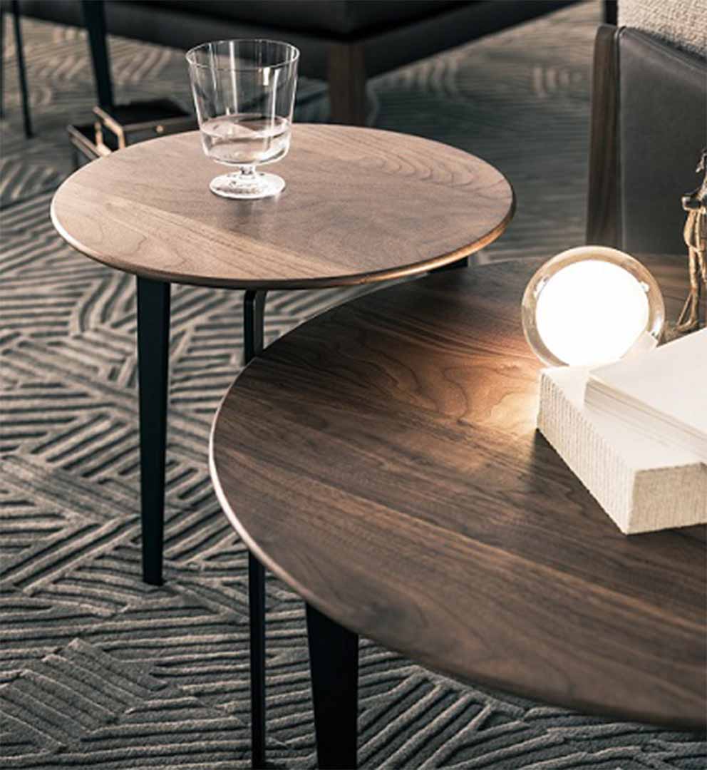 OS Side Table Φ700 ウォールナットNL