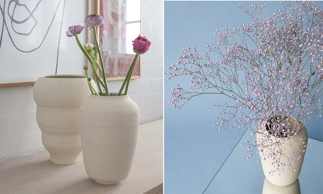 Hand turnd vase No.59/Classic Vanilla