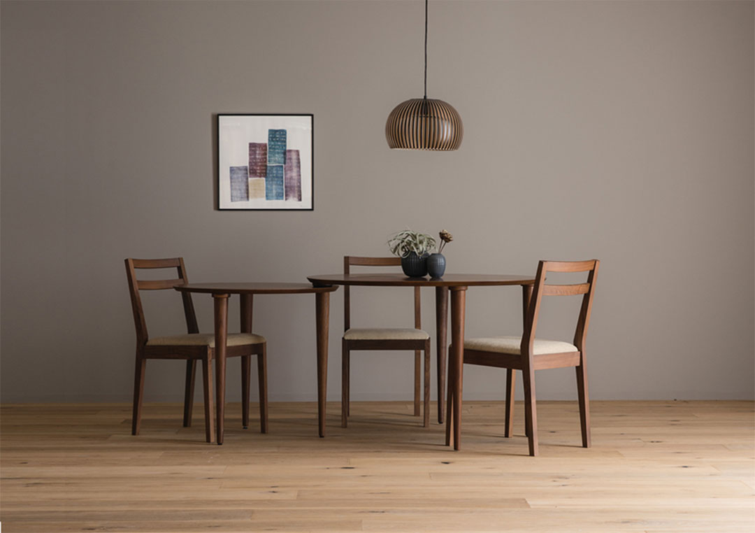 バルーン ダイニングテーブル ホワイトオーク