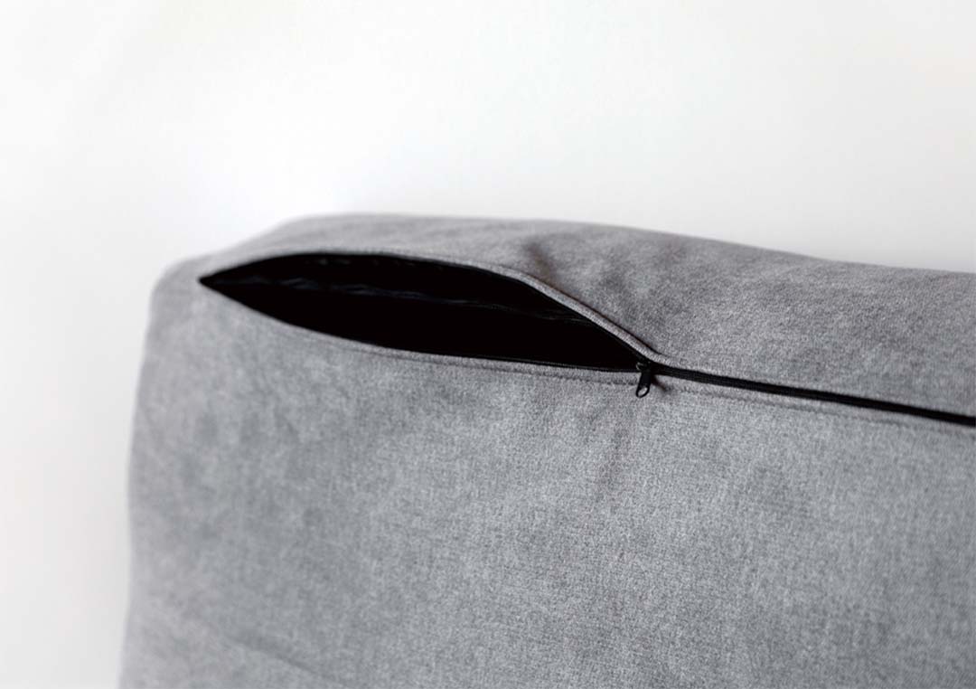 レオソファ 2.5人掛け(脚カラー:ウォルナット) ダークグレー