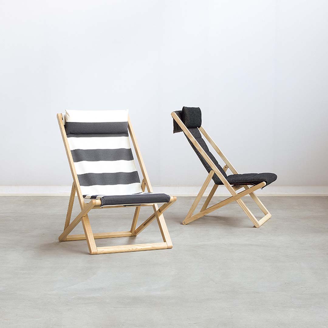 LAP CHAIR ジャガールアート ネイビー