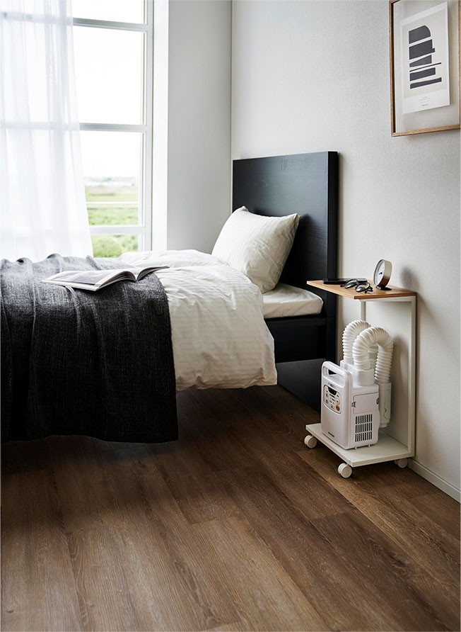 キャスター付き 目隠し布団乾燥機スタンド タワー ホワイト