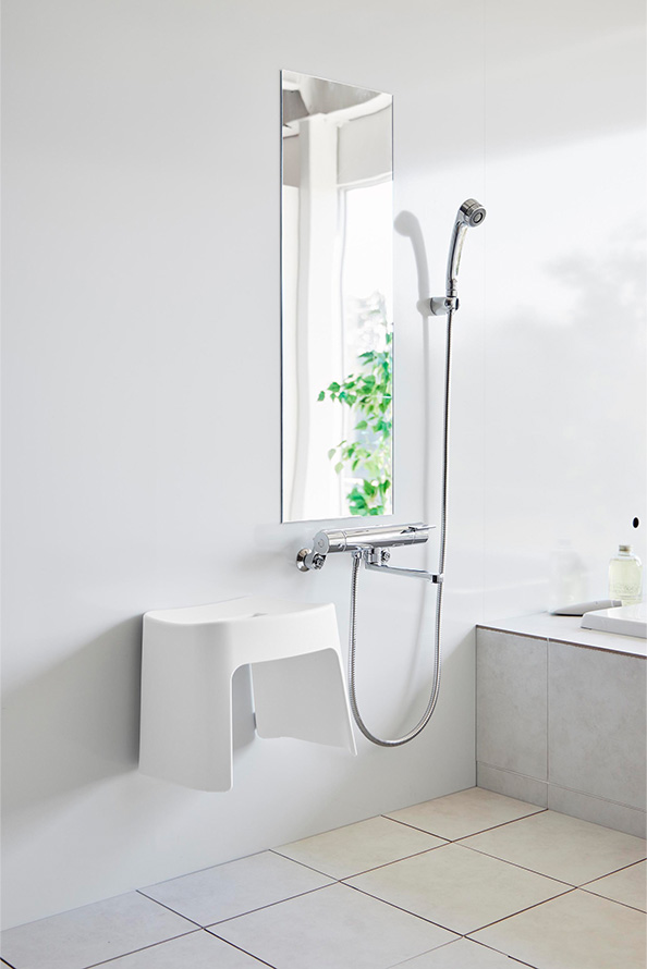 洗いやすいマグネット風呂イス タワー SH26 ホワイト