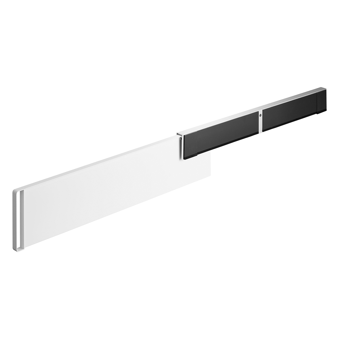 マグネット冷蔵庫横隠せるスライドスチールパネル タワー ブラック