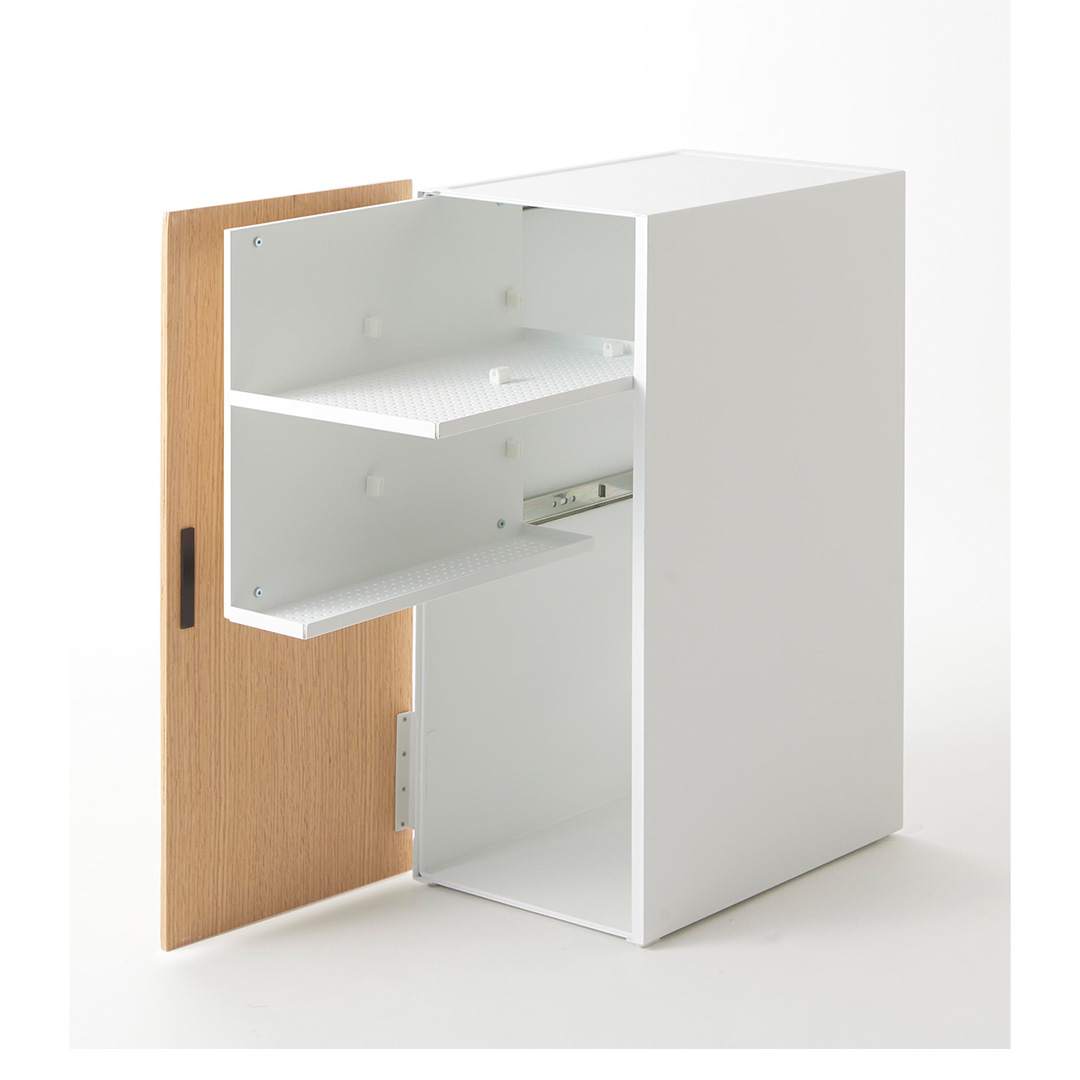 ゲーム機収納ラック タワー ブラック