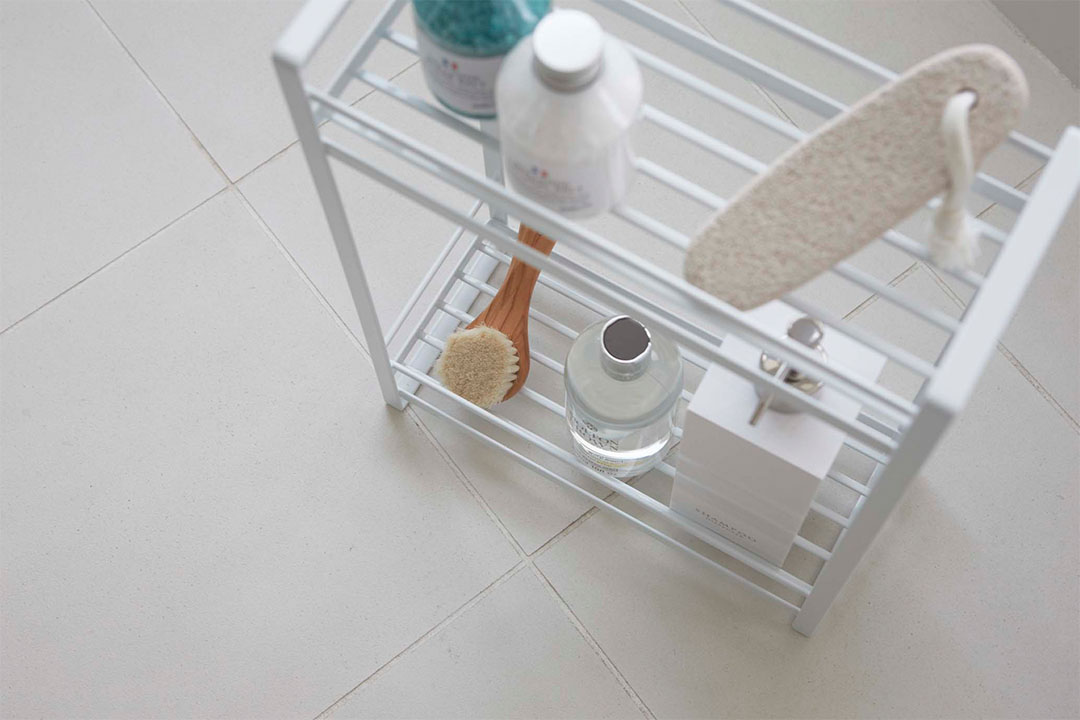 ディスペンサースタンド 2段 ミスト ホワイト