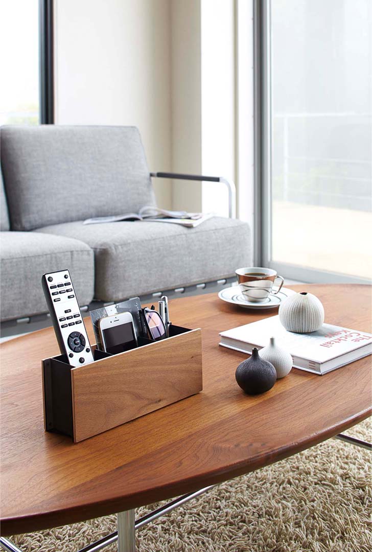 ペン＆リモコンラック リン ブラウン