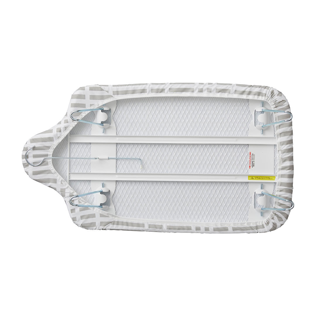 北欧風 暮らしの定番 軽量人体型アイロン台 チェックグレー
