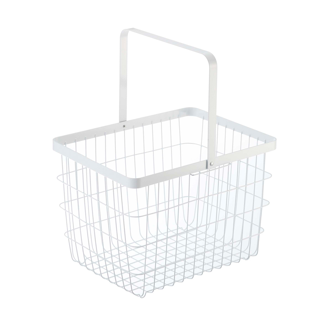ランドリーワイヤーバスケット タワー M ホワイト