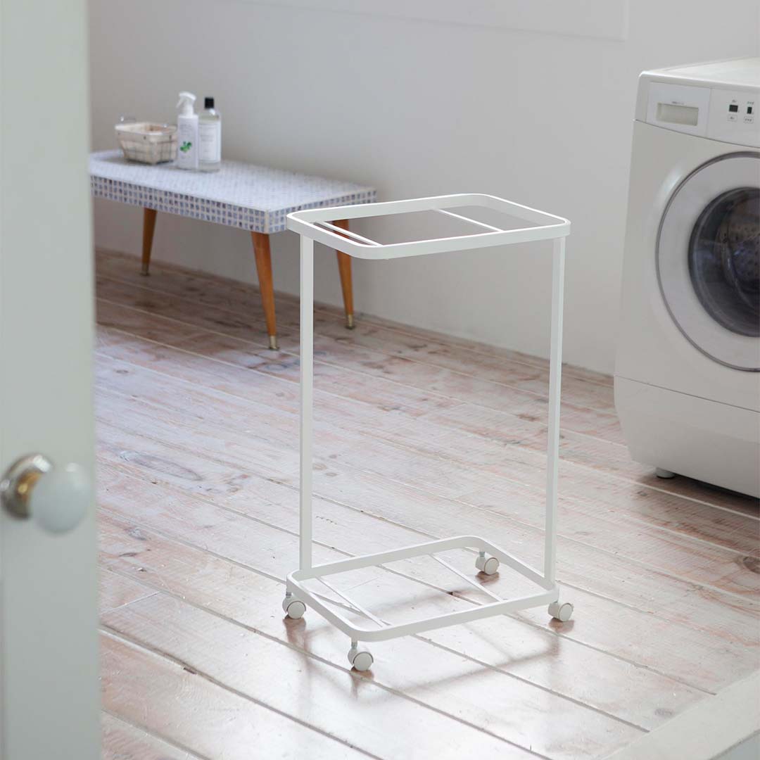 ランドリーワゴン トスカ 2段 ホワイト