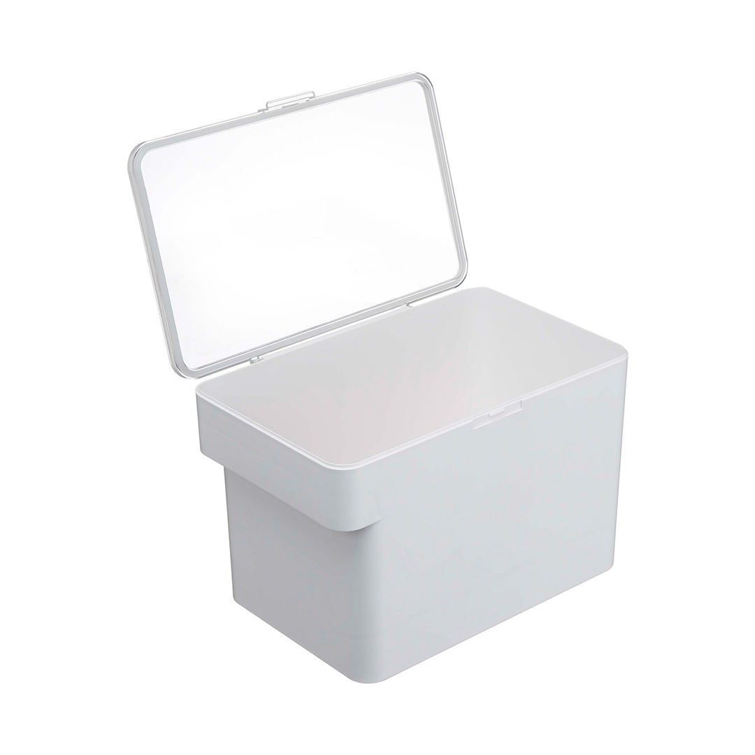 密閉 シンク下米びつ タワー 5kg 計量カップ付 ホワイト