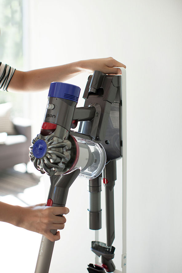 コードレスクリーナースタンド プレート ホワイト