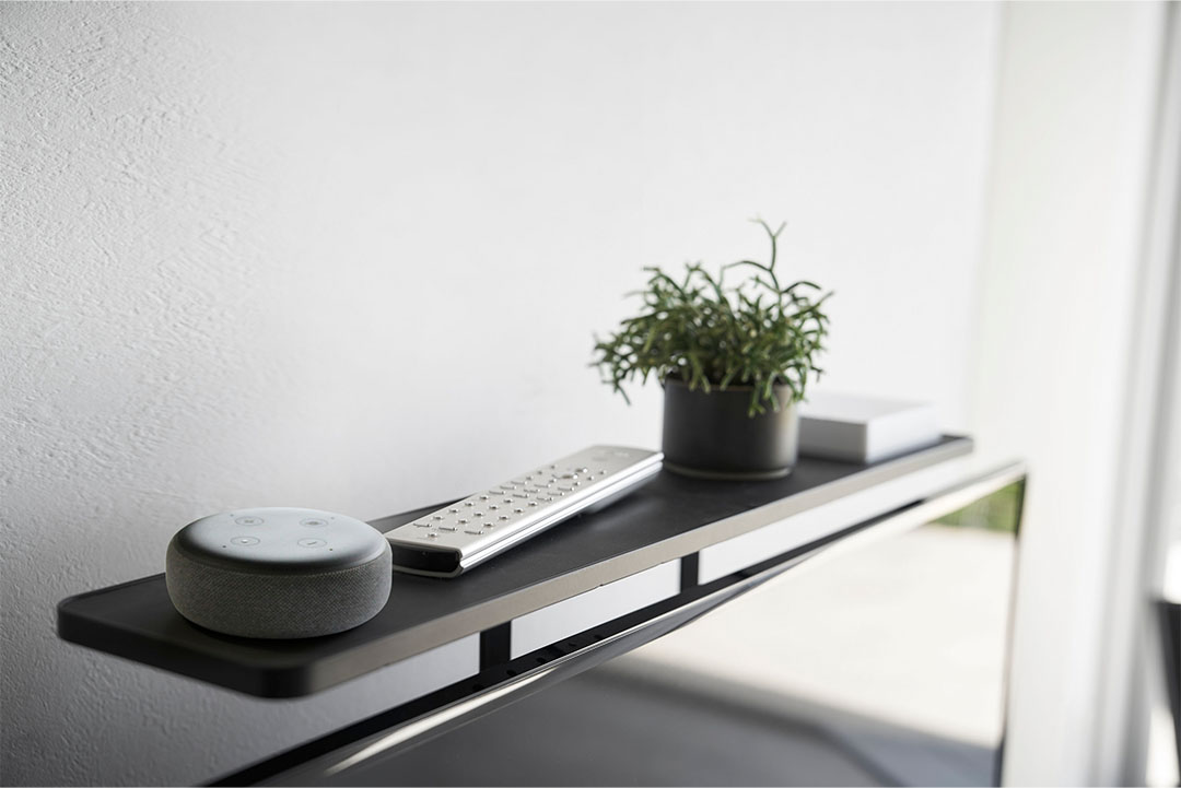 薄型テレビ上ラック スマート ブラック