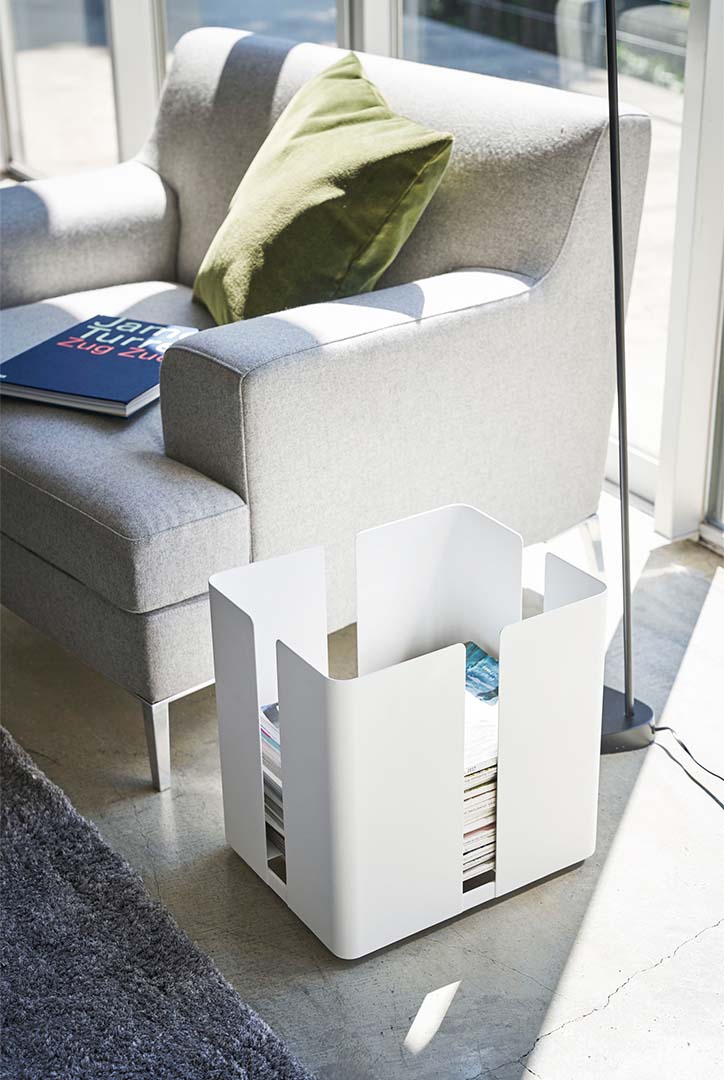 キャスター付きニューズラック タワー ホワイト