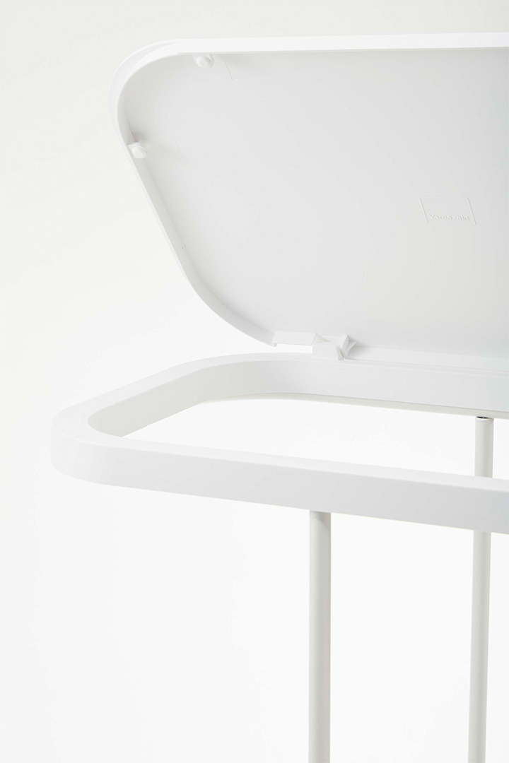 横開き分別ゴミ袋ホルダー ルーチェ ブラック