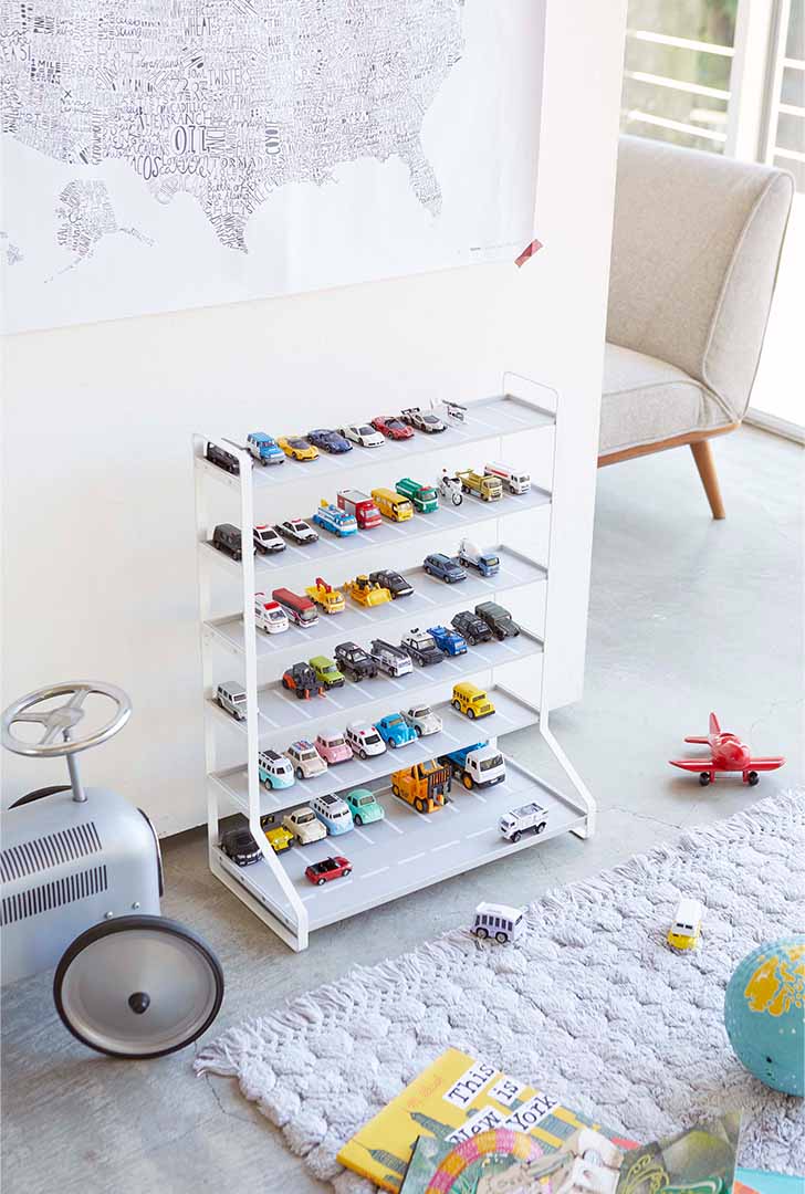 ミニカー＆レールトイラック タワー ホワイト