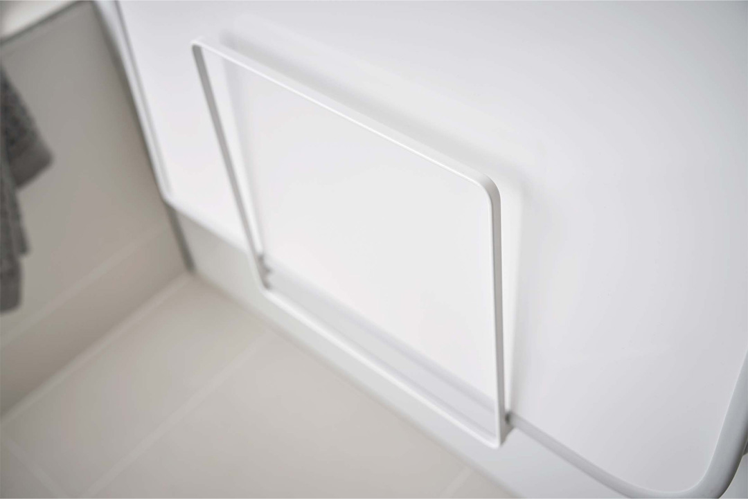 乾きやすいマグネット風呂蓋スタンド タワー ホワイト