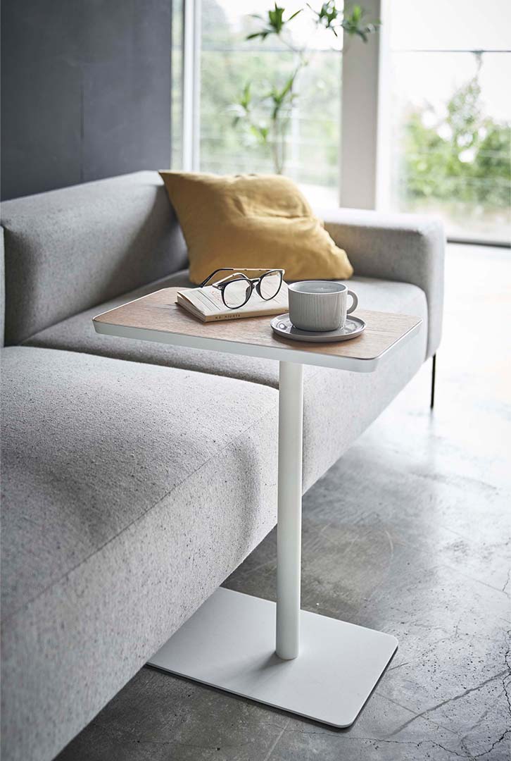 差し込みサイドテーブル タワー ホワイト