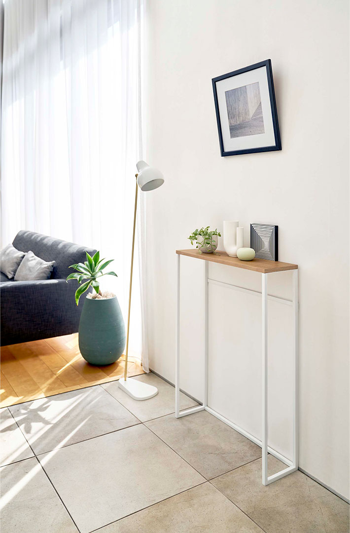 コンソールテーブル タワー ブラック