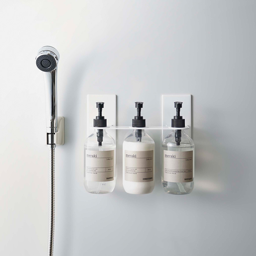 マグネットディスペンサーホルダー タワー 3連 ホワイト